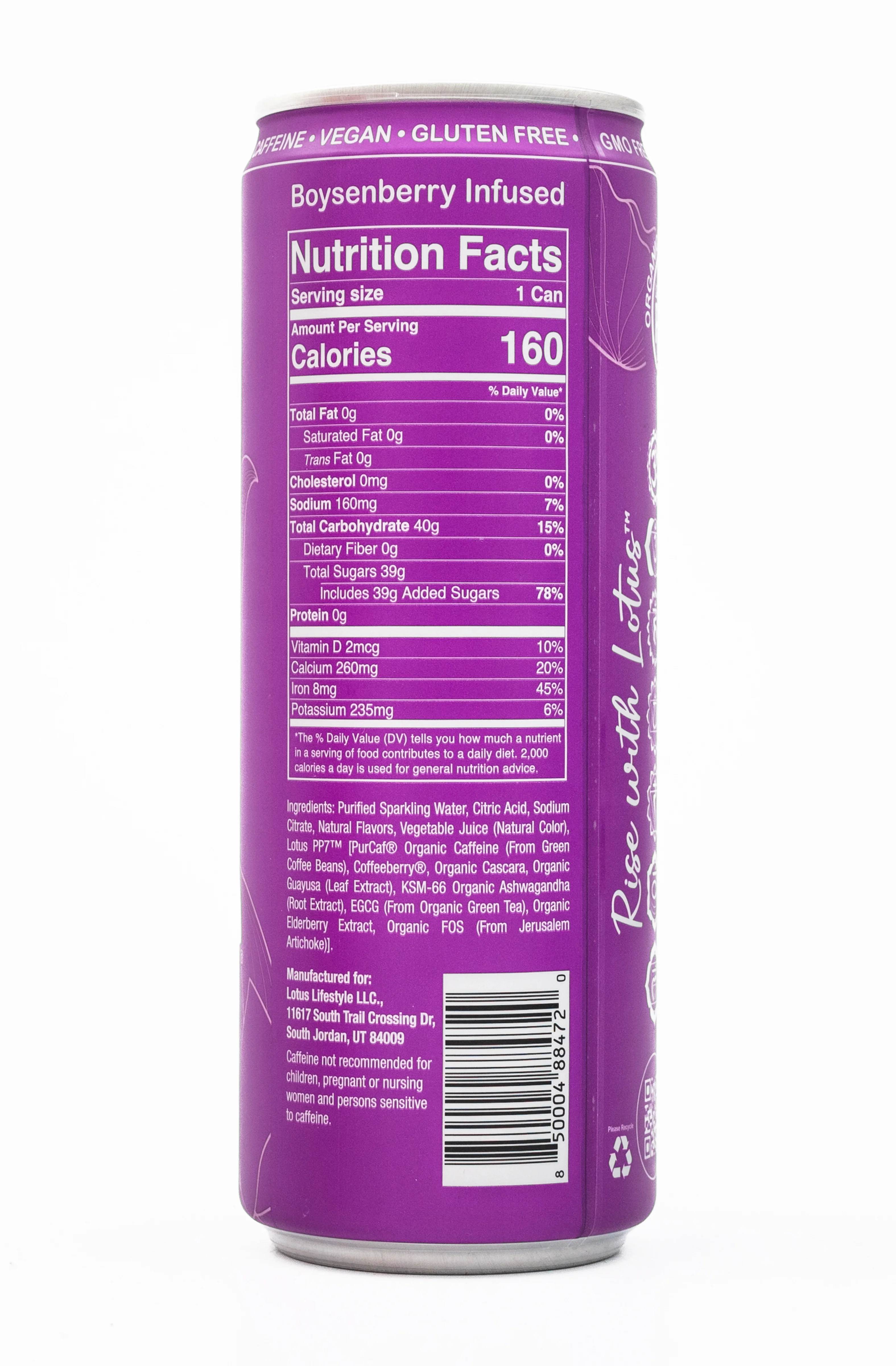 Purple Lotus Plant Power Drink™ (cane sugar) - Image 3