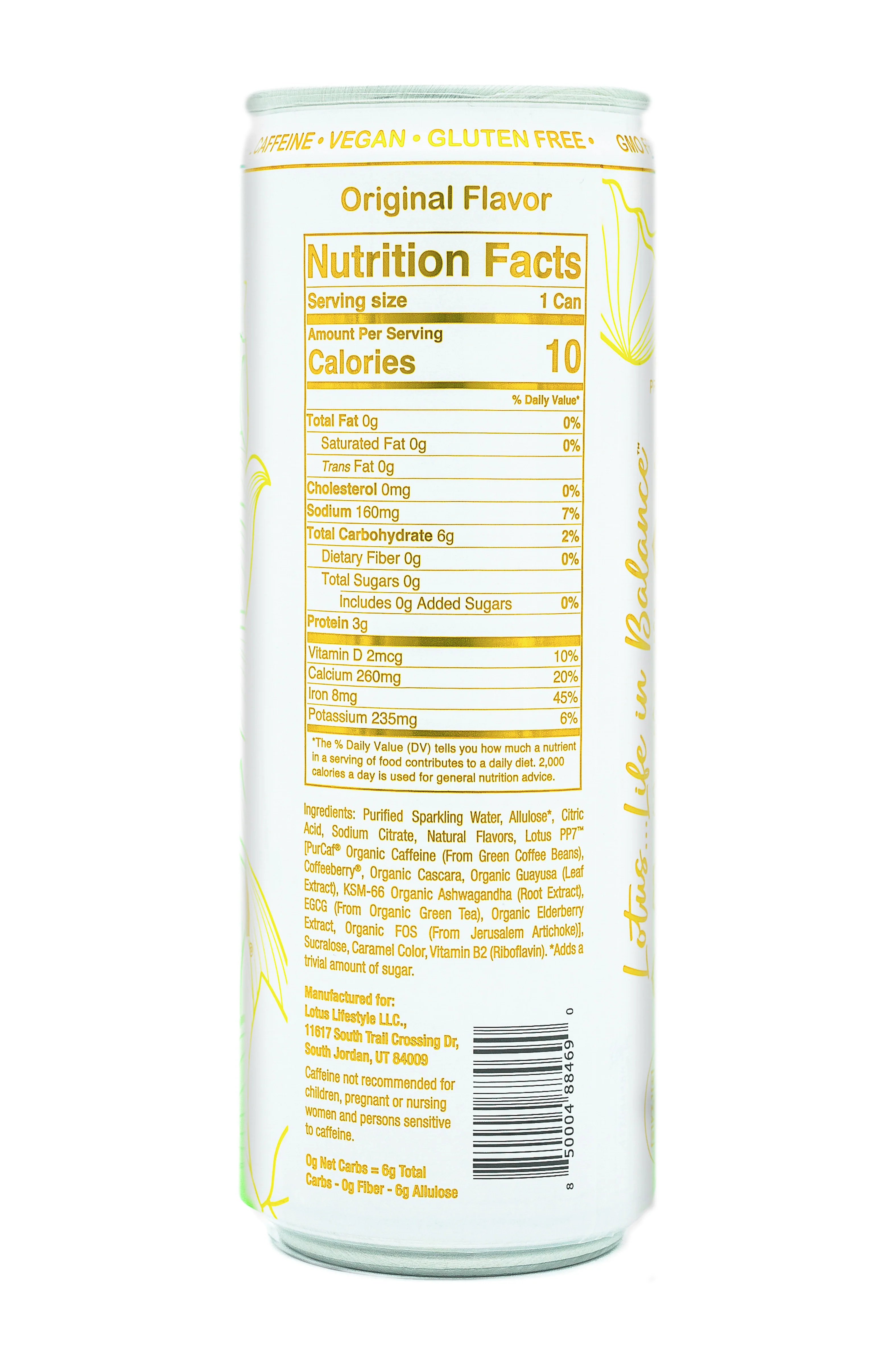 Gold Lotus Plant Power Drink™ (skinny) - Image 3