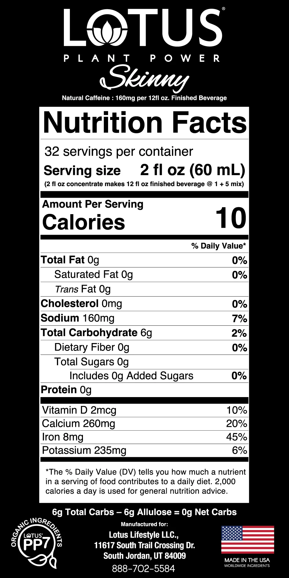 Pink Lotus Plant Power Zero Sugar Concentrate - Image 3