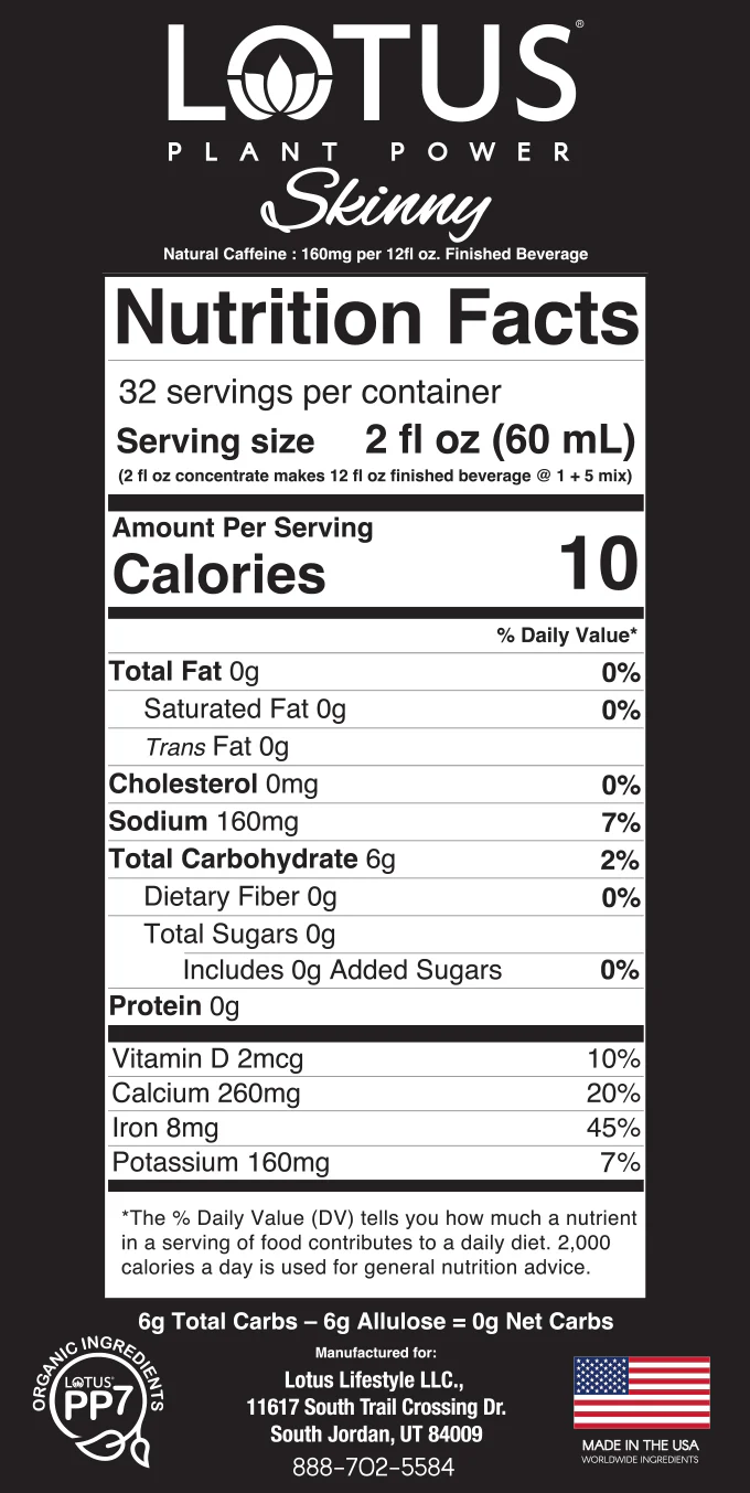 Purple Lotus Plant Power Zero Sugar Concentrate - Image 3